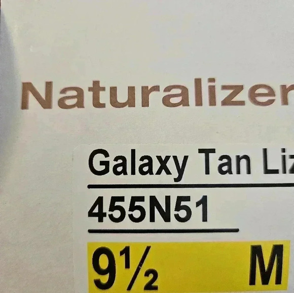 Naturalizer Galaxy Tan Lizard Print Vintage Classic Corpcore Business Y2K Sz 9 - Picture 6 of 6